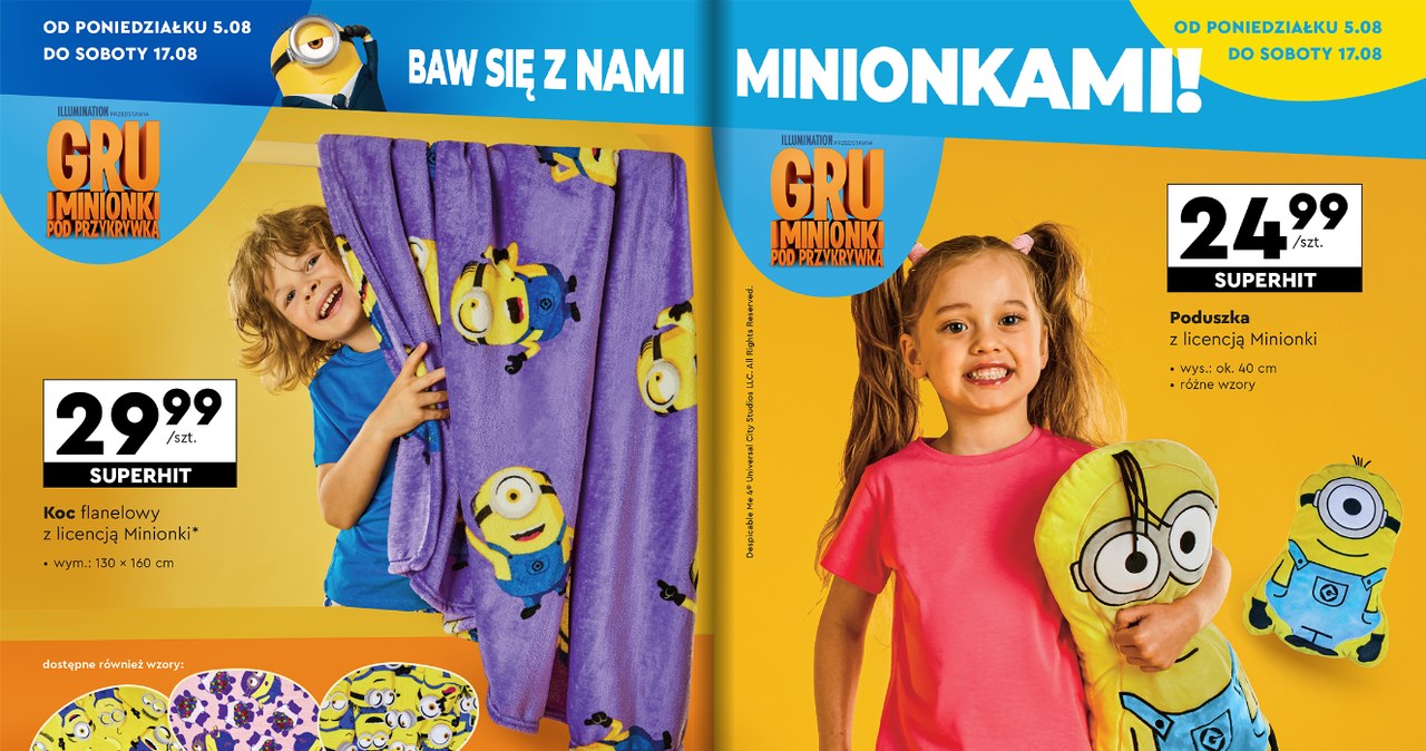 Minionki w Biedronce! /Biedronka /INTERIA.PL