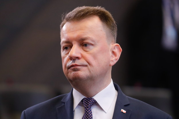 Il ministro Błaszczak durante un incontro al quartier generale della NATO / STEPHANIE LECOCQ / POOL / AFP / PAP / EPA