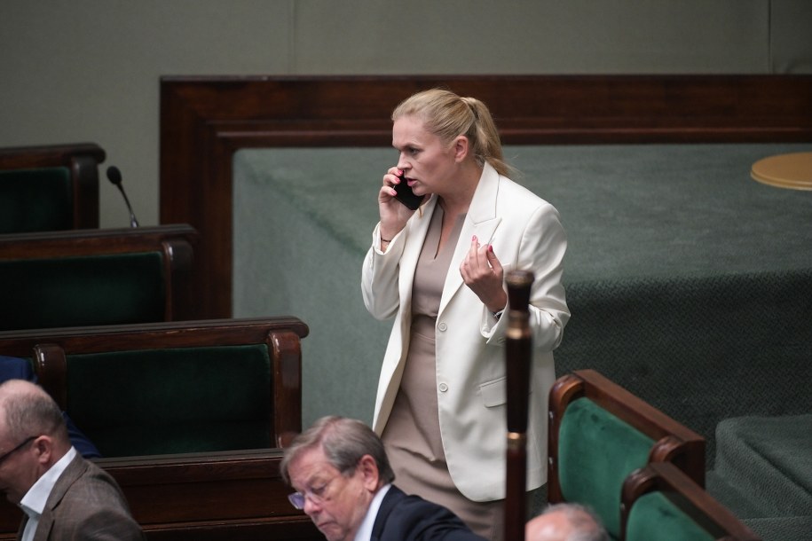 Minister edukacji Barbara Nowacka / 	Marcin Obara  /PAP