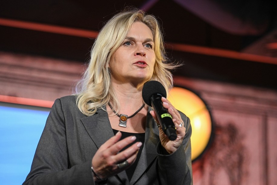 Minister edukacji Barbara Nowacka. / 	Marcin Obara  /PAP