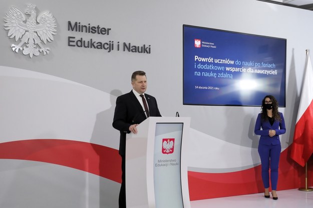 Minister edukacji i nauki Przemysław Czarnek /Paweł Supernak /PAP