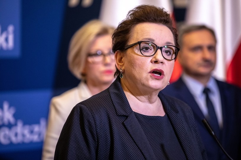 Minister edukacji narodowej Anna Zalewska /Grzegorz Banaszak/REPORTER /Reporter