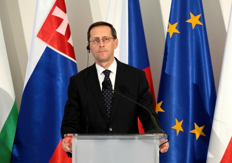 Minister finansów Węgier Mihaly Varga /Piotr Molecki /East News