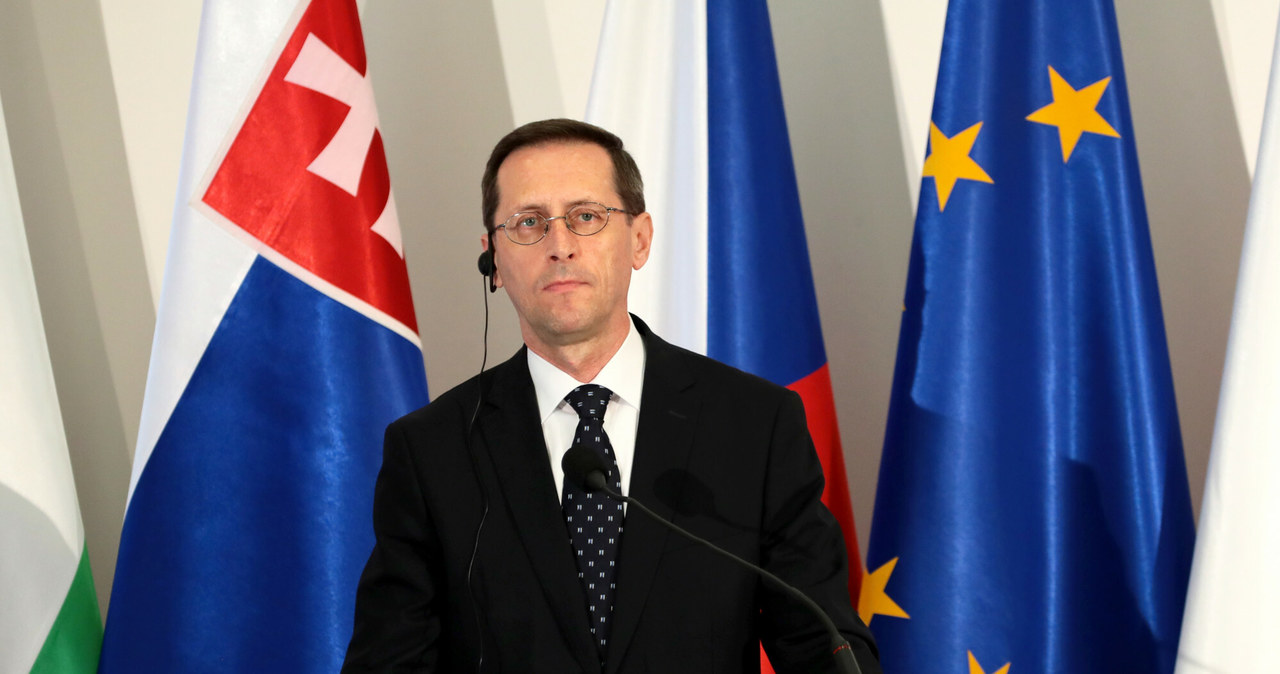 Minister finansów Węgier Mihaly Varga /Piotr Molecki /East News