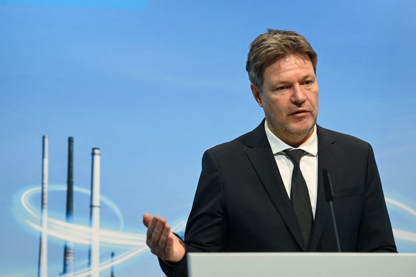 Minister gospodarki Niemiec Robert Habeck o cenach gazu /AFP