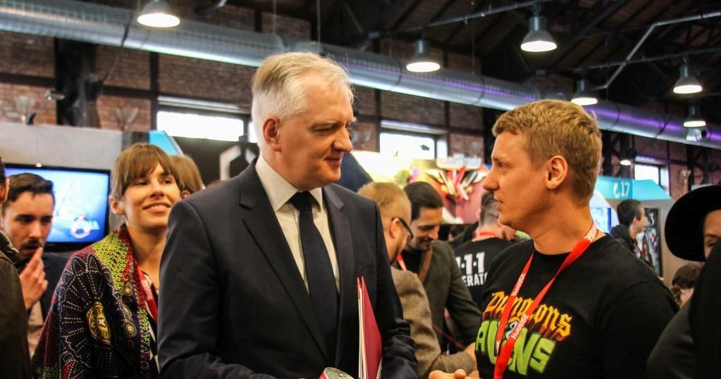 Minister Gowin na targach producentów gier komputerowych Digital Dragons w Krakowie /materiały źródłowe