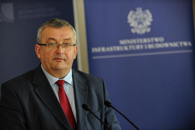 Minister infrastruktury i budownictwa Andrzej Adamczyk /PAP