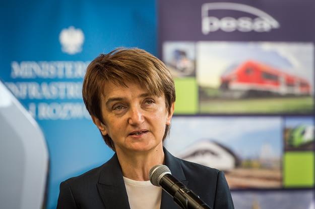 Minister infrastruktury i rozwoju Maria Wasiak /PAP