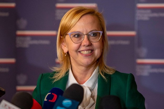 Minister klimatu i środowiska Anna Moskwa /Martin Divisek /PAP/EPA