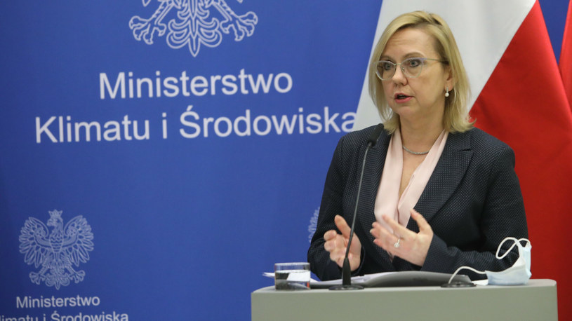 Minister klimatu i środowiska Anna Moskwa. /Tomasz Jastrzębowski /Reporter