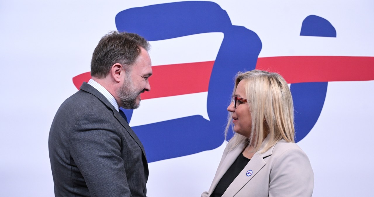 Minister klimatu i środowiska Paulina Hennig-Kloska i komisarz do spraw energii i mieszkalnictwa Dan Jorgensen /Radek Pietruszka /PAP
