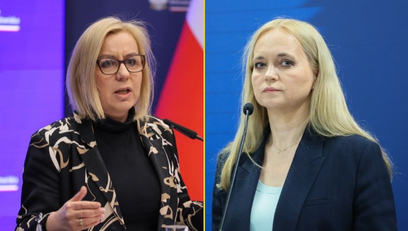 Minister klimatu i środowiska Paulina Hennig-Kloska, minister zdrowia Jolanta Sobierańska-Grenda /Paweł Supernak, PAP/Wojciech Olkusnik, East News /PAP