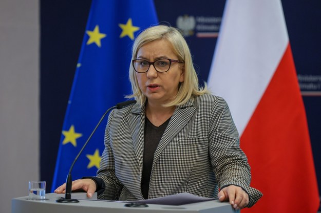 Minister klimatu i środowiska Paulina Hennig-Kloska /Paweł Supernak /PAP