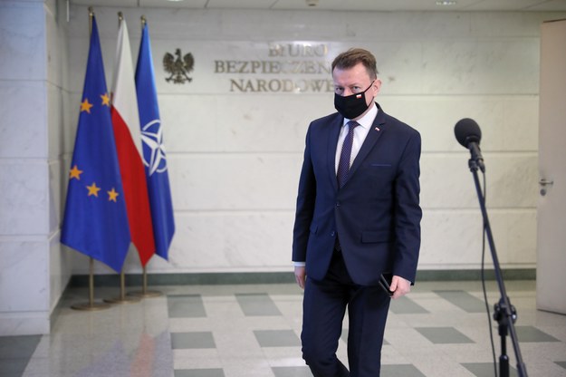 Minister obrony narodowej Mariusz Błaszczak / 	Leszek Szymański    /PAP