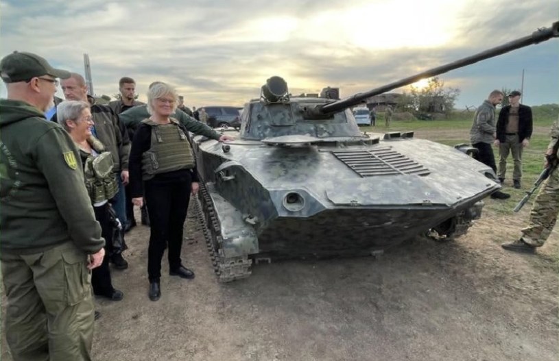 Minister obrony Niemiec Christine Lambrecht przybyła do Odessy. To jej pierwsza wizyta w Ukrainie od początku inwazji Rosji /Telegram/ZN.UA /