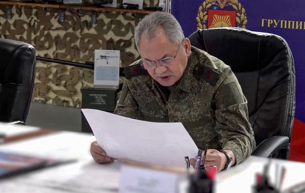 Minister obrony Rosji Siergiej Szojgu /RUSSIAN DEFENSE MINISTRY PRESS SERVICE/HANDOUT /PAP/EPA