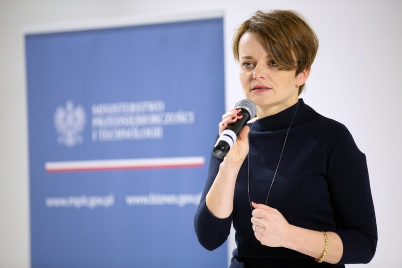 Minister przedsiębiorczości i technologii Jadwiga Emilewicz /Hanna Bardo /PAP