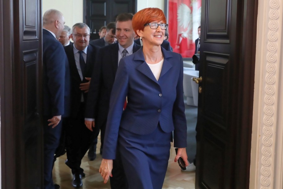 Minister rodziny, pracy i polityki społecznej Elżbieta Rafalska /	Tomasz Gzell   /PAP