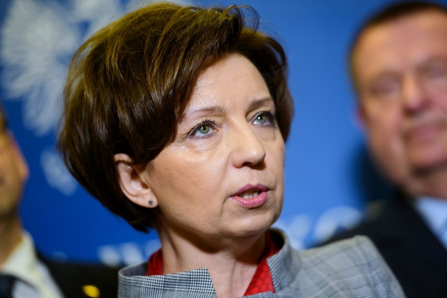 Minister rodziny, pracy i polityki społecznej Marlena Maląg /Jakub Kaczmarczyk /PAP