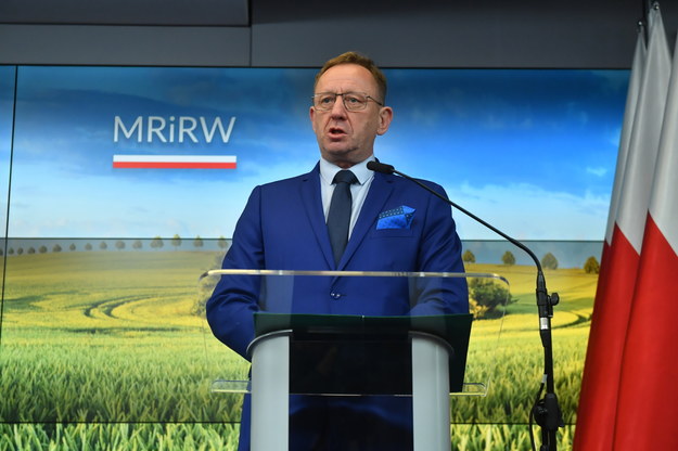Minister rolnictwa i rozwoju wsi Robert Telus