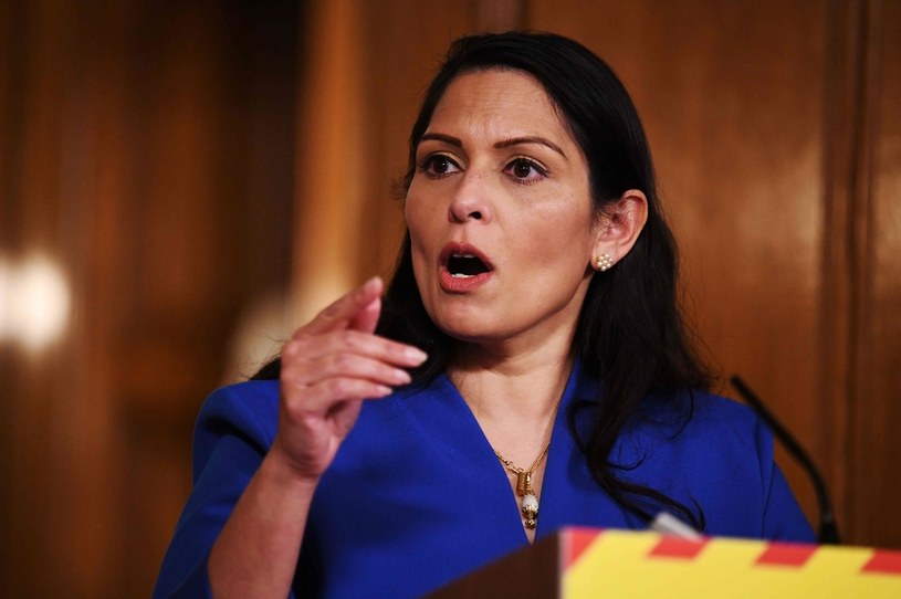 Minister spraw wewnętrznych Wielkiej Brytanii Priti Patel /Leon Neal /AFP
