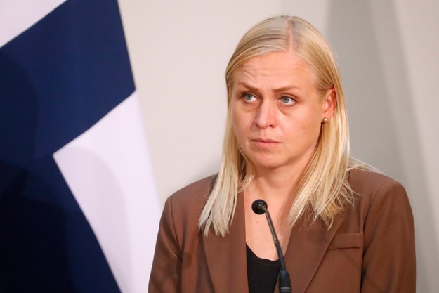 Minister spraw zagranicznych Finlandii Elina Valtonen /	Toms Kalnins /PAP/EPA