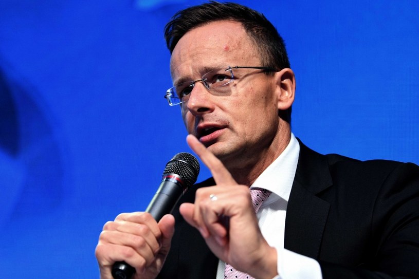 Minister spraw zagranicznych i handlu Węgier Peter Szijjarto w trakcie debaty "Europa w obliczu globalnej rywalizacji" podczas forum w Krynicy-Zdroju /Darek Delmanowicz /PAP