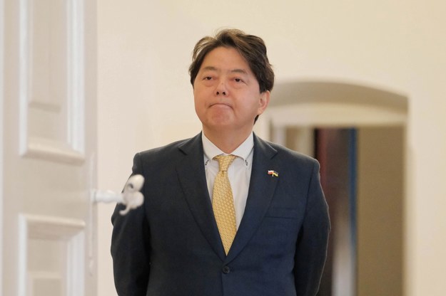 Minister spraw zagranicznych Japonii Yoshimasa Hayashi /Mateusz Marek /PAP
