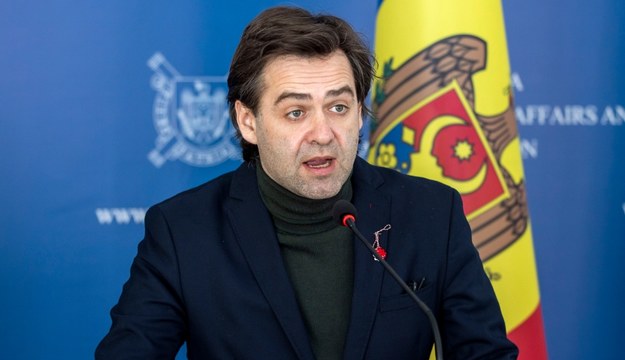 Minister spraw zagranicznych Mołdawii Nico Popescu /DUMITRU DORU /PAP/EPA