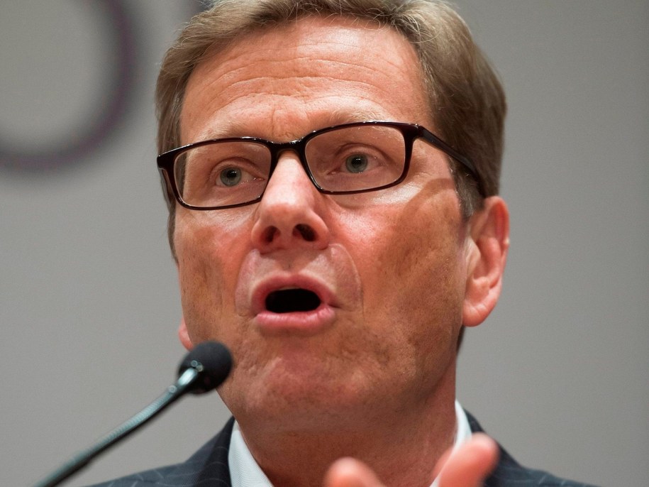 Minister spraw zagranicznych Niemiec Guido Westerwelle określił sytuację w Bengazi jako "poważną i delikatną" /JEAN-CHRISTOPHE BOTT /PAP/EPA