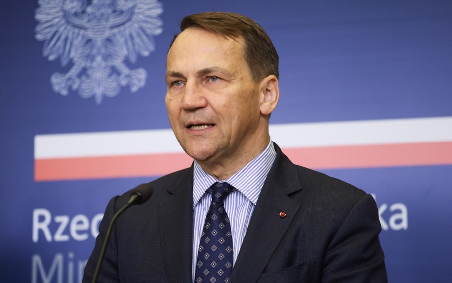 Minister spraw zagranicznych Polski Radosław Sikorski /Albert Zawada /PAP