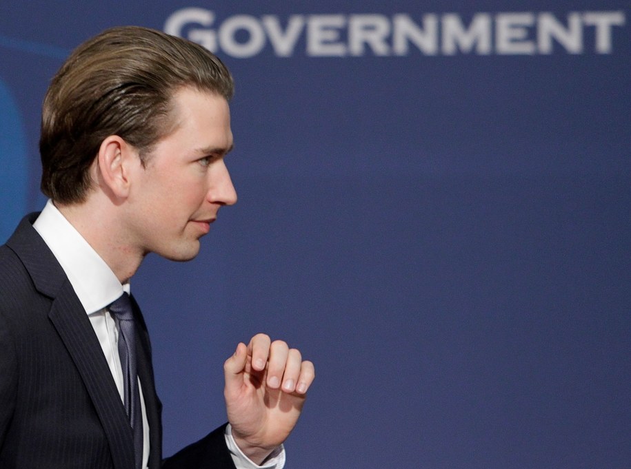 Minister spraw zagranicznych Sebastian Kurz /Andrej Cukić /PAP/EPA