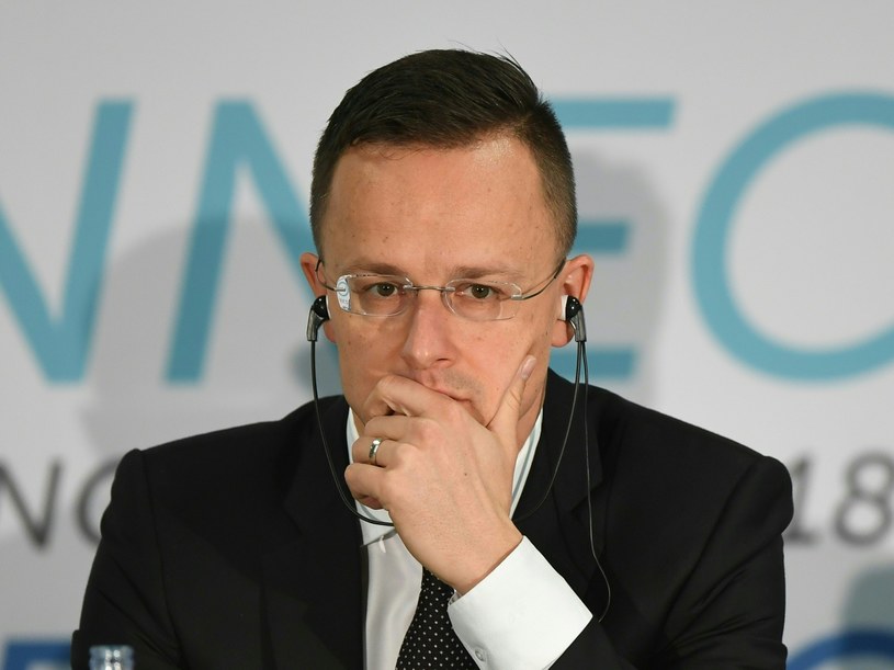 Minister spraw zagranicznych Węgier Peter Szijjarto /Attila Kisbenedek /AFP