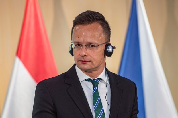 Minister spraw zagranicznych Węgier Peter Szijjarto /Martin Divisek /PAP/EPA