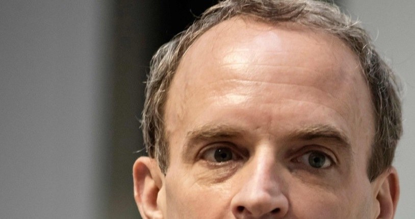 Minister spraw zagranicznych Wielkiej Brytanii Dominic Raab /AFP