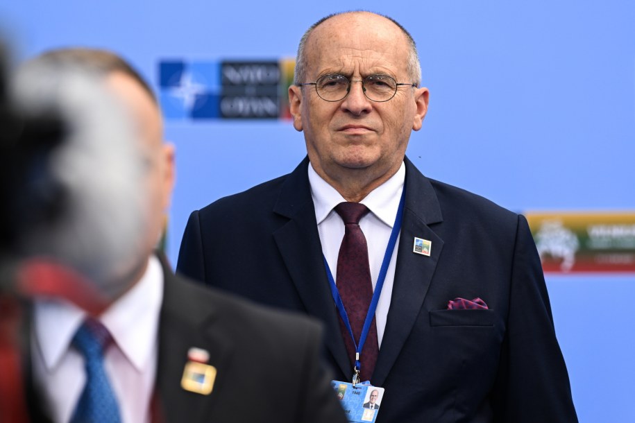 Minister spraw zagranicznych Zbigniew Rau podczas szczytu NATO w Wilnie /Valdemar Doveiko /PAP