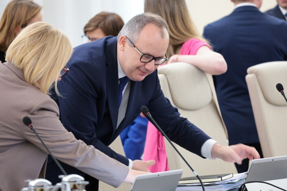 Minister sprawiedliwości Adam Bodnar na posiedzeniu rządu /Szymon Pulcyn /PAP