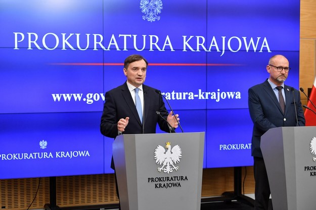 Minister sprawiedliwości, prokurator generalny Zbigniew Ziobro i prokurator krajowy Dariusz Barski /Radek Pietruszka /PAP