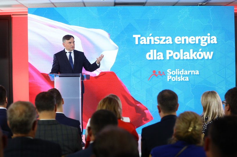 Minister sprawiedliwości Zbigniew Ziobro na konwencji Solidarnej Polski /Rafał Guz /PAP