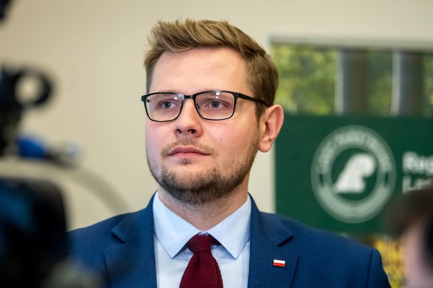 Minister środowiska Michał Woś w poniedziałek poinformował, że stwierdzono u niego zakażenie koronawirusem / 	Tytus Żmijewski    /PAP