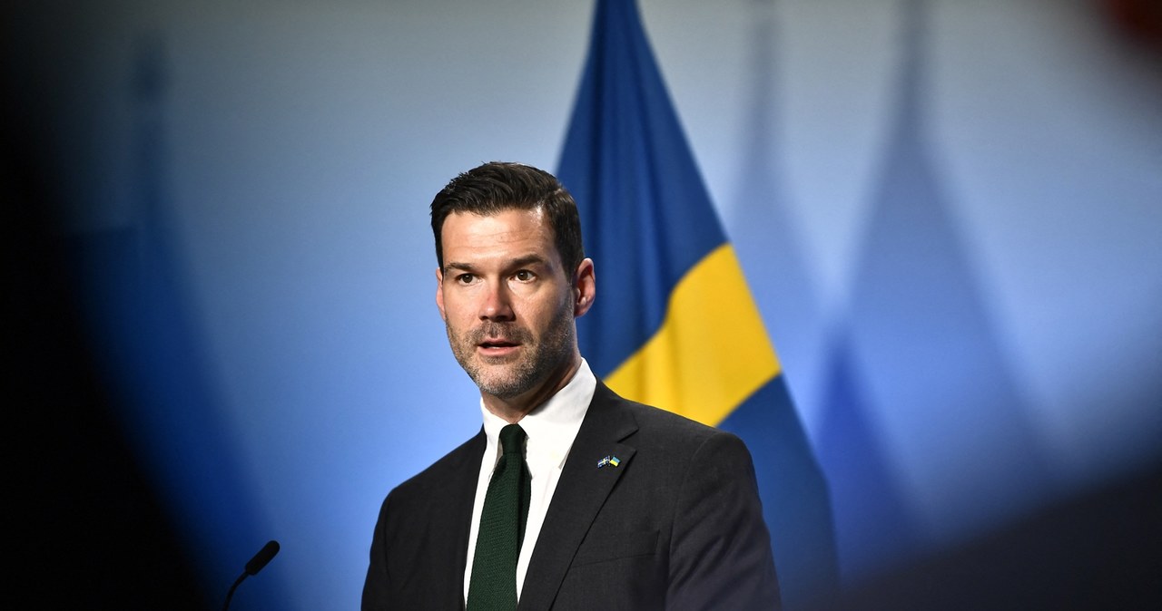 Minister Szwecji do spraw migracji Johan Forssell /CAISA RASMUSSEN/TT NEWS AGENCY /AFP