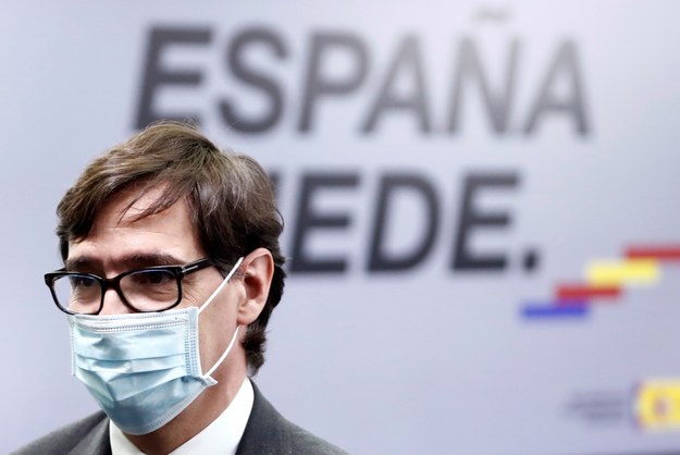 Minister zdrowia Hiszpanii Salvador Illa /MARISCAL /PAP/EPA