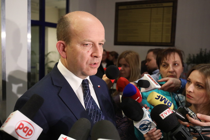 Minister zdrowia Konstanty Radziwiłł po spotkaniu z rezydentami