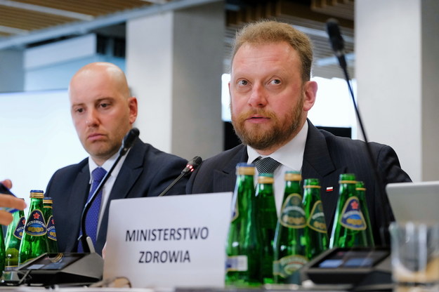 Minister zdrowia Łukasz Szumowski i wiceminister zdrowia Sławomir Gadomski /Mateusz Marek /PAP