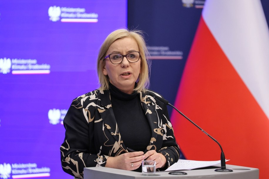 Ministra klimatu i środowiska Paulina Hennig-Kloska /Paweł Supernak  /PAP