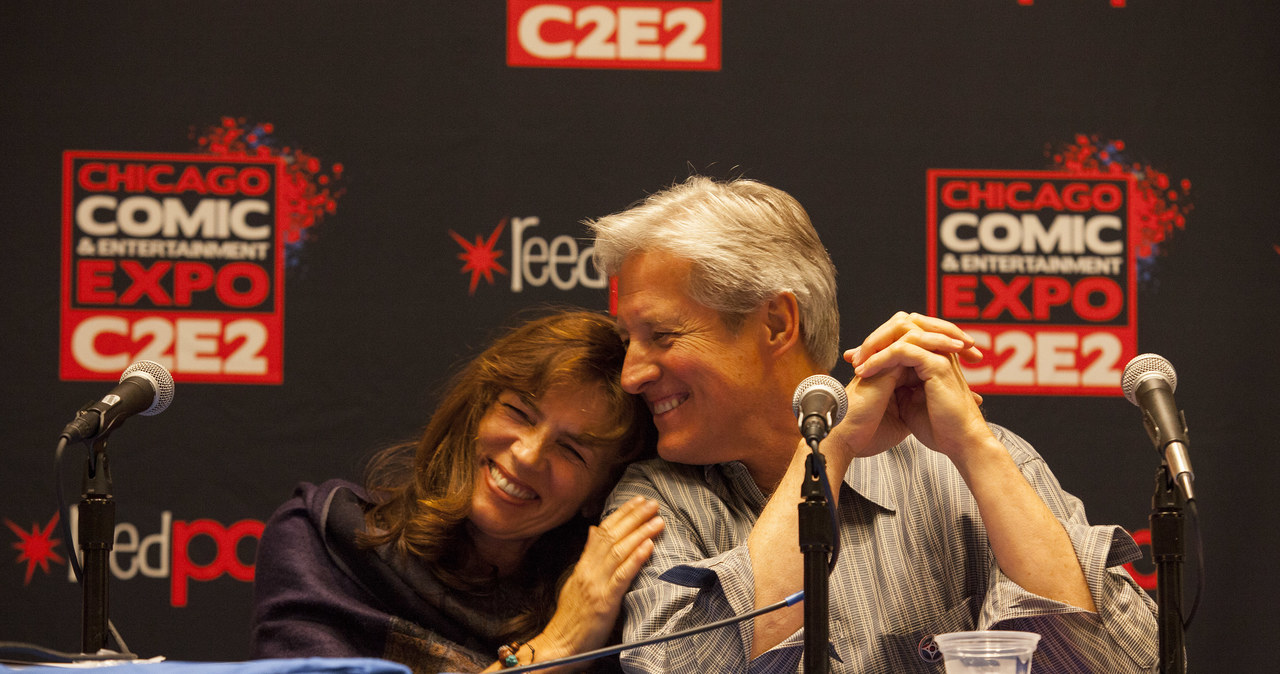 Mira Furlan i Bruce Boxleitner na Chicago Comic and Entertainment Expo w 2013 roku /Barry Brecheisen/WireImage /Getty Images