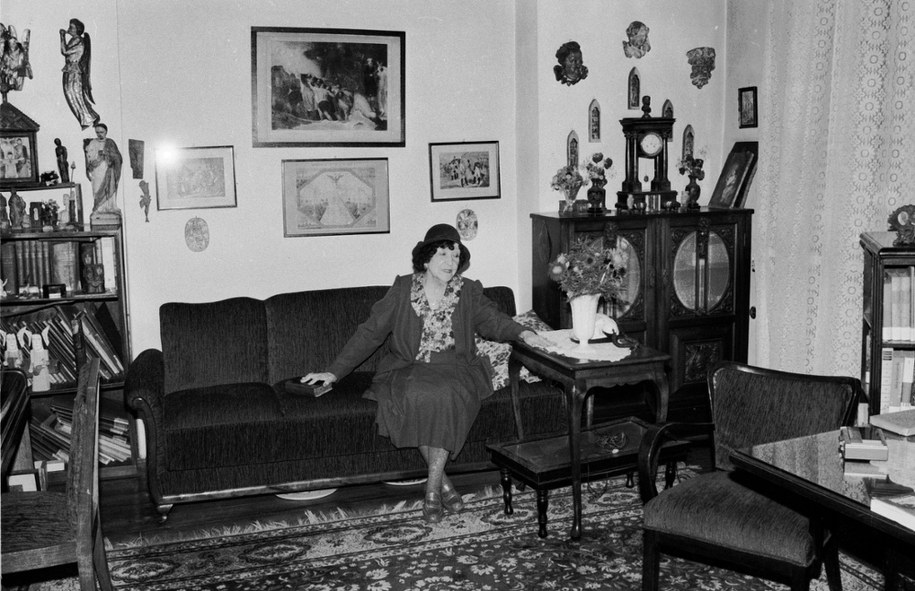 Mira Zimińska-Sygietyńska na zdjęciu z października 1988 roku /	Afa Pixx/Zenon Żyburtowicz /PAP