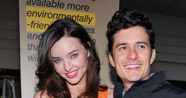 Miranda Kerr i Orlando Bloom uchodzą za jedną z najpiękniejszych par w show-biznesie /Alberto E. Rodriguez /Getty Images