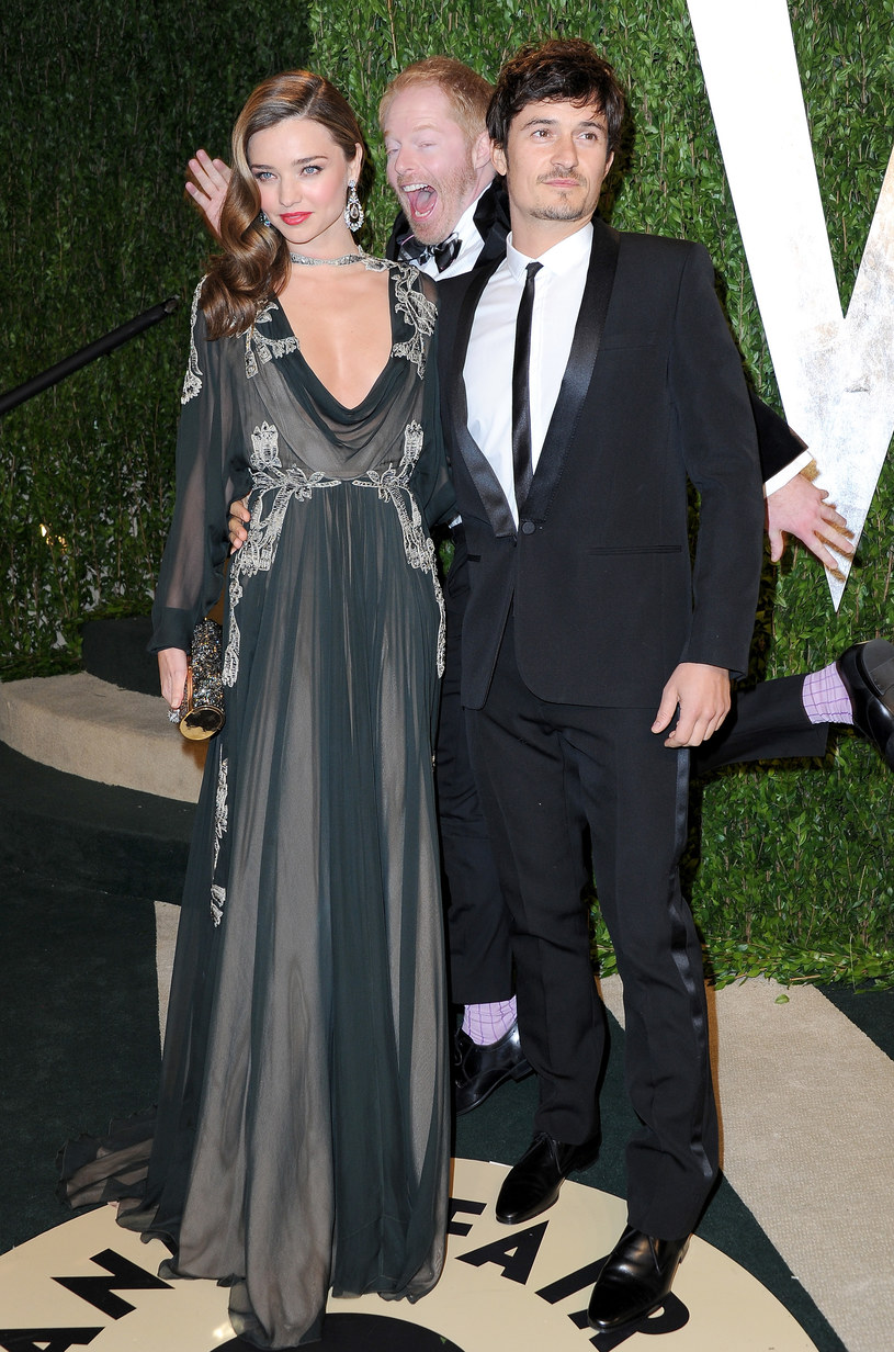 Miranda Kerr ze swoim mężem Orlando Bloomem /Pascal Le Segretain /Getty Images