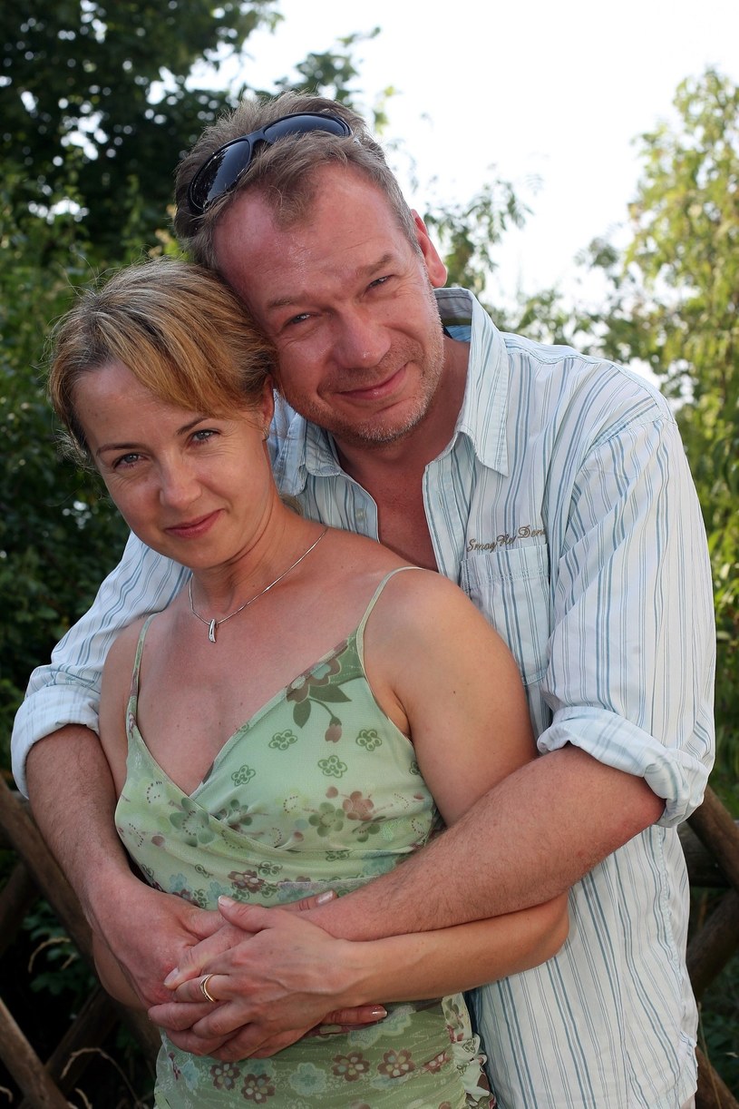 Mirosław Baka z żoną Joanną w Międzyzdrojach /Piotr Fotek /Reporter